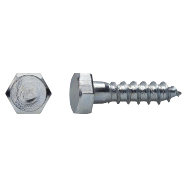Houtdraadbout 8mm verzinkt